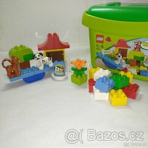 Lego duplo 4624 box s kostkami - pejsek a kočka - 1