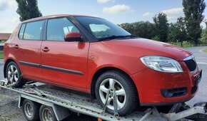 nd ze škoda fabia 2, 1.2.HTP 44kW, červená,bílá,rosso