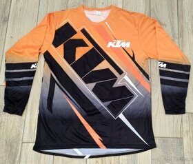 KTM -MX TMAVÝ DRES NA MOTOCROSS, DOWNHILL,DIRTBIKE - 1