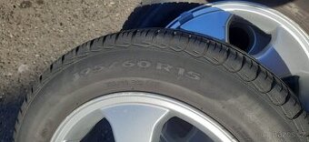 Alu kola opel. 6Jx15 ET49  Pneumatika 195/60 R15