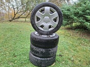 Zimní pneumatiky + poklice/kola BARUM 185/55 R15, 6×15 ET 48 - 1