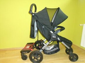 KOČÁR BRITAX B-motion se stupátkem LASCAL BUGGY BOARD MAXI