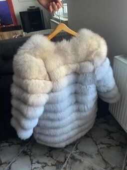 Nádherný luxusní kožich z pravé lišky Sleva
