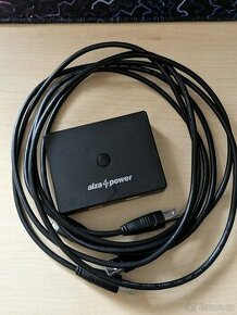Alza Power USB 2.0 2 In 2 Out KVM Switch + kabely - 1