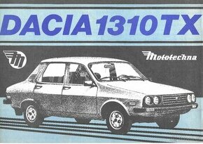 Prospekt Dacia 1310 TX, Mototechna 1987