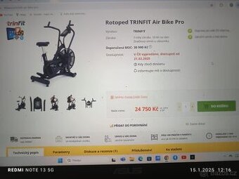 Prodám TRINFIT Air Bike Pro nový - 1