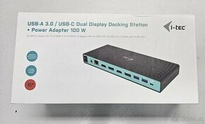 i-tec USB 3.0 / USB-C 5K Univerzální dualní dokovací stanice