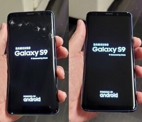 Profi oprava rozbitého skla displeje telefonů Samsung.