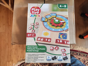 Play live dřevěné puzzle HODINY (Telling the time Puzzle)