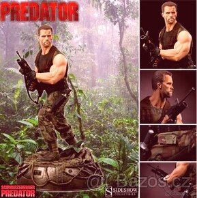 Dutch Schaefer Predator Premium format Sideshow, socha 1/4 - 1