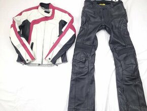 Probiker AJS Pink dámska kožená moto kombinéza S 38 - 1