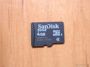 MICRO SD PAMĚTOVÁ KARTA SanDisk, 4 GB