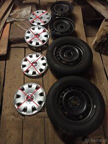 4 disky VW Škoda - 5x112 6Jx15 ET47 (UŽ BEZ POKLIC)