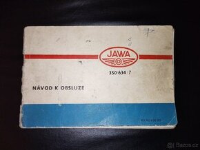 Jawa 350 634 navod k obsluze