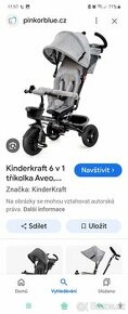 Tříkolka kinderkraft 6v1