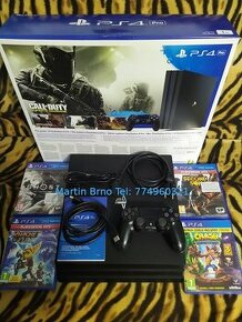 Playstation 4 PRO 1TB - TOP STAV