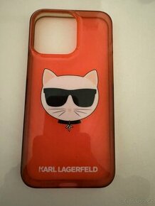 iPhone 13 Pro silikonový kryt Karl Lagerfeld růžový - 1