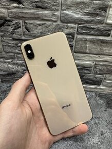 TOP iPhone Xs Max 64GB Gold, baterie 100%