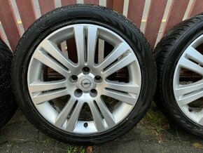 Originální ALU kola Opel 5x110 R17 zimní pneu - 1