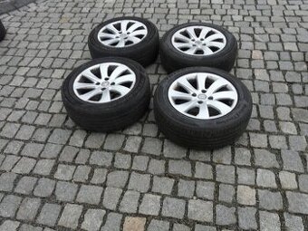 ALU KOLA + LETNÍ PNEU 215/55R16 CITROEN 16"PEUGEOT