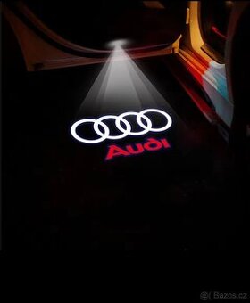 Laserové led logo Audi na podsvícení, projektor