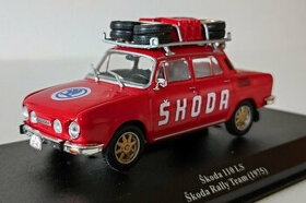 Škoda 110 LS doprovodní vůz Rally 1975, 1:43, Altaya, nový