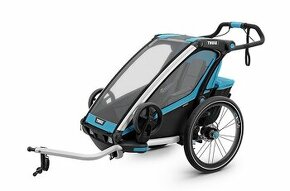 Thule Chariot Sport 1 modro černý + jogging set - 1
