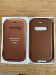 Originál Apple iPhone 12 mini kožené pouzdro