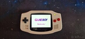 Game Boy Advance LCD IPS podzviceni a EZ Flash OMEGA