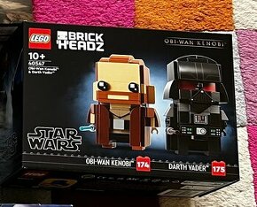 Lego 40547 BrickHeadz Obi-Wan Kenobi a Darth Vader - 1