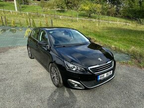 Peugeot 308 II Allure, černá metalíza,1.6, HDI, rv. 2013