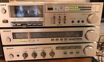 VINTAGE HIFI SESTAVA SONY Z ROKU 1980 ,PĚKNÝ STAV