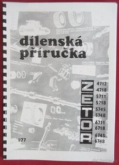 Zetor 4712-6748 dílenská příručka, návod