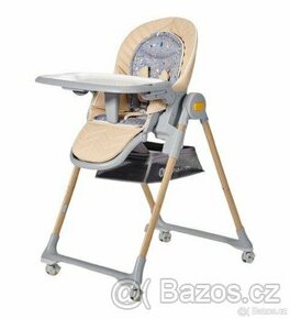 Kinderkraft Select židlička jídelní Lastree Wood Premium