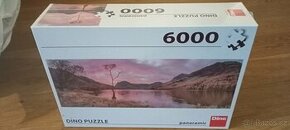 puzzle Dino 6000 dílků Jezero v horách REZERVOVÁNO