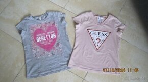 Triko Benetton a GUESS, vel. 128