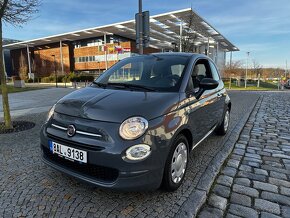 FIAT 500, 1.0i, 51KW, 2021, DPH, dvě sady pneu, 43 tis. km.