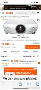 Projektor Epson eh tw 9300w