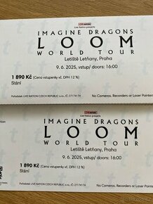 Imagine Dragons Loom 9.6. 2025 lístky 4x