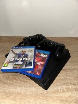 Playstation 4 (PS4) Slim 500 GB + 2 ovladače