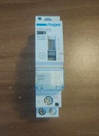 Nový Hager ERC125 Stykač 25A, 1S, 230V AC.
