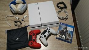 Playstation 4, 2x Ovladač, Sluchátka, 2TB HDD - 1