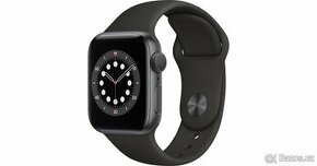 Apple Watch Series 6, 40 mm, černé, černý pásek