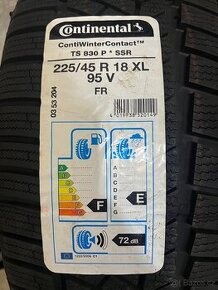 Continental ContiWinterContact TS830P SSR 225/45 R18 XL 95V