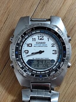 Casio fishing gear illuminator - rybářské hodinky