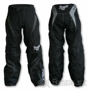 Nové kalhoty/kraťasy 2v1 ACCESS MOTOR 600D Grey Black M/30 - 1