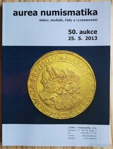 Aukční katalog Aurea 50., numismatika a faleristika