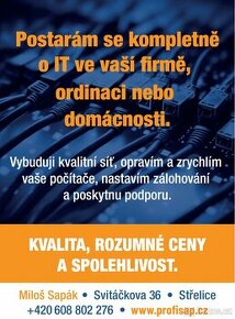 IT služby - Postarám se kompletně o vaši firmu