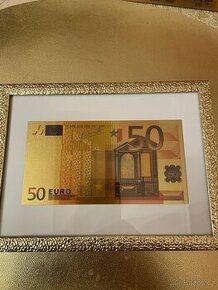 Zlatá bankovka 50 € - 1