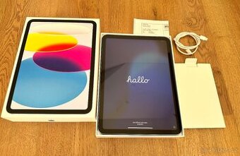 Apple iPad 2022, 10 generace, 10.9’ 64 gb blue, ZÁRUKA